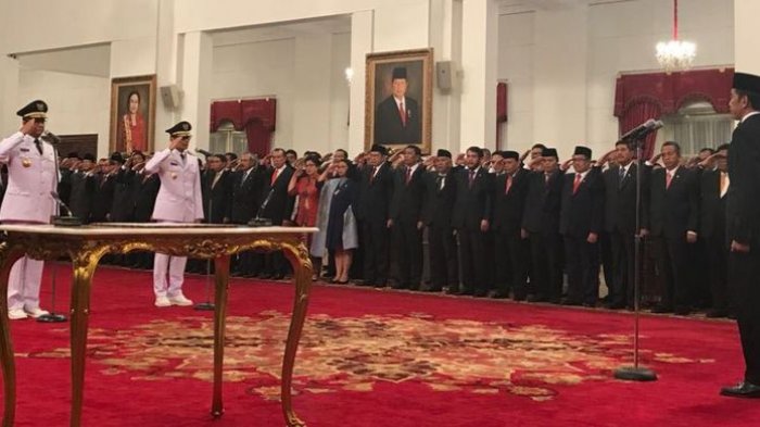 Pelantikan gubernur di Istana Negara. Foto: dok/antara