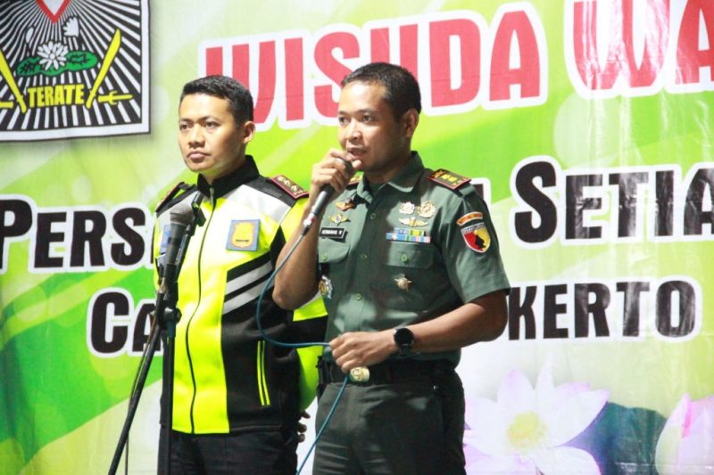 Dandim 0815 Bersama Kapolres Mojokerto Kota Menghadiri Wisuda Warga Baru PSHT 