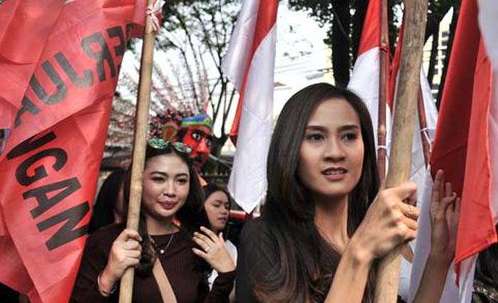 Ilustrasi artis-artis jadi caleg PDIP. (Foto: Antara)