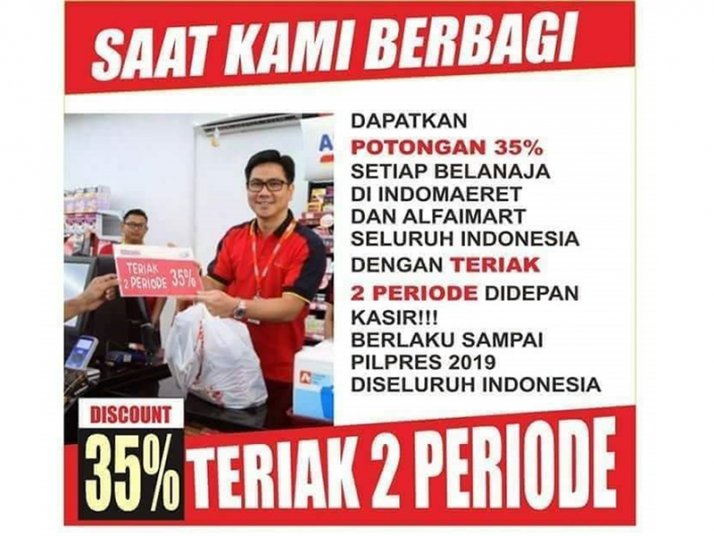Iklan hoax membawa-bawa nama Alfamart.