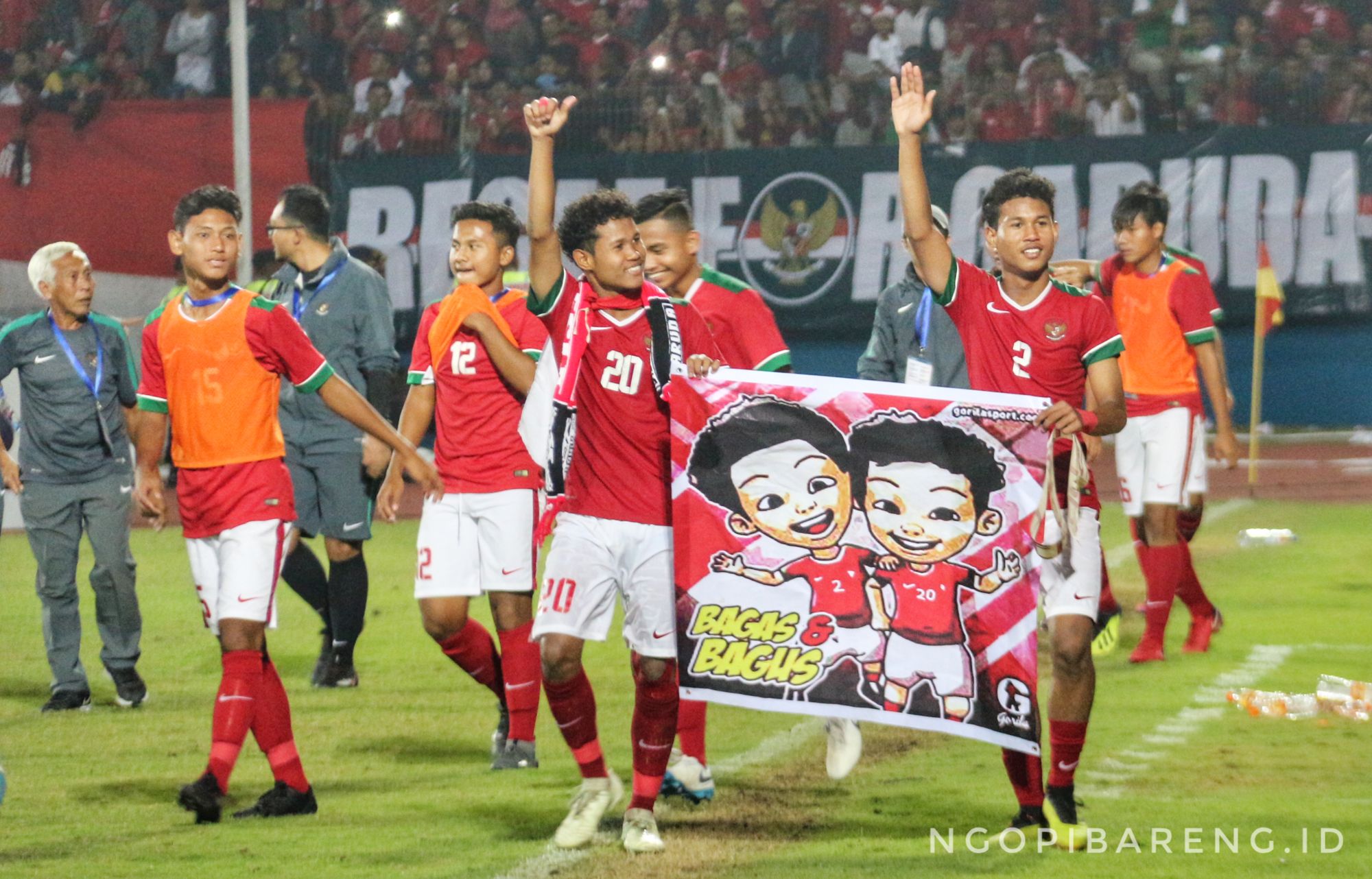 Pemain Timnas Indonesia Bagus-Bagas. (foto: dok ngopibareng)