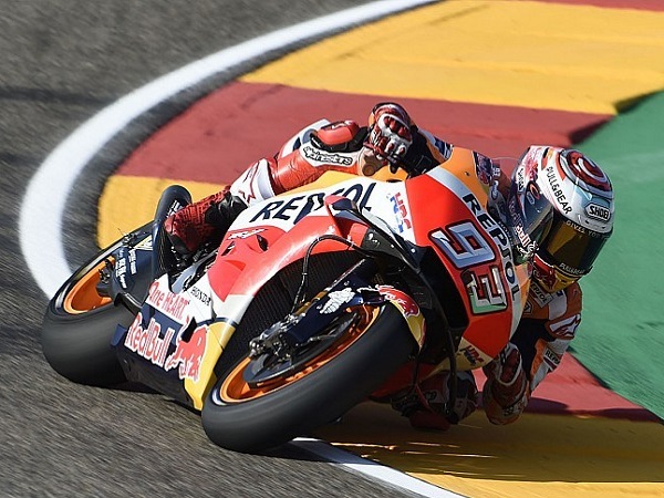 Pembalap Repsol Honda, Marc Marquez sukses mengungguli duo Ducati Jorge Lorenzo dan Andrea Dovizioso. (foto: Getty)