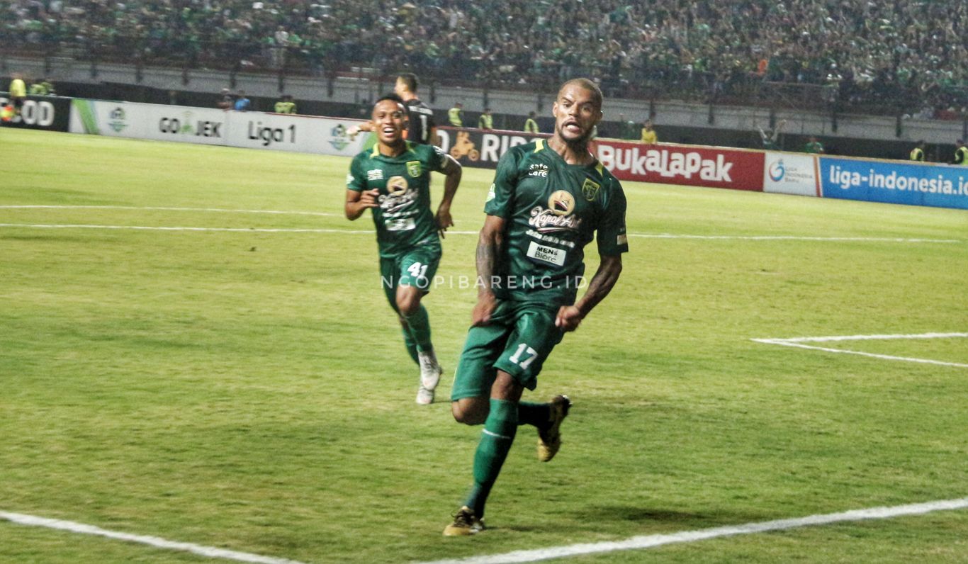 Striker Persebaya, David da Silva. (foto: Haris/ngopibareng)