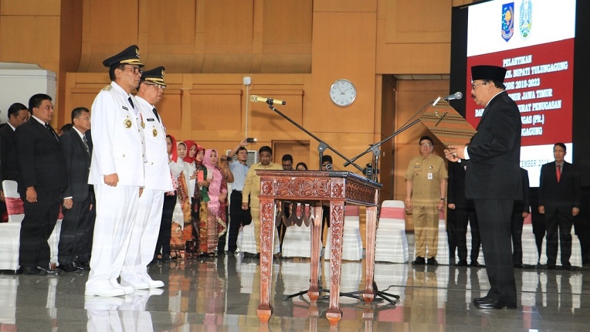 Ilustrasi pelantikan Bupati Tulungagung. Foto: Antara