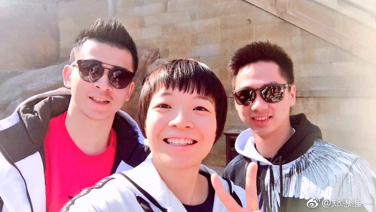 Kevin Sanjaya (kanan) bersama Chen Qingchen.