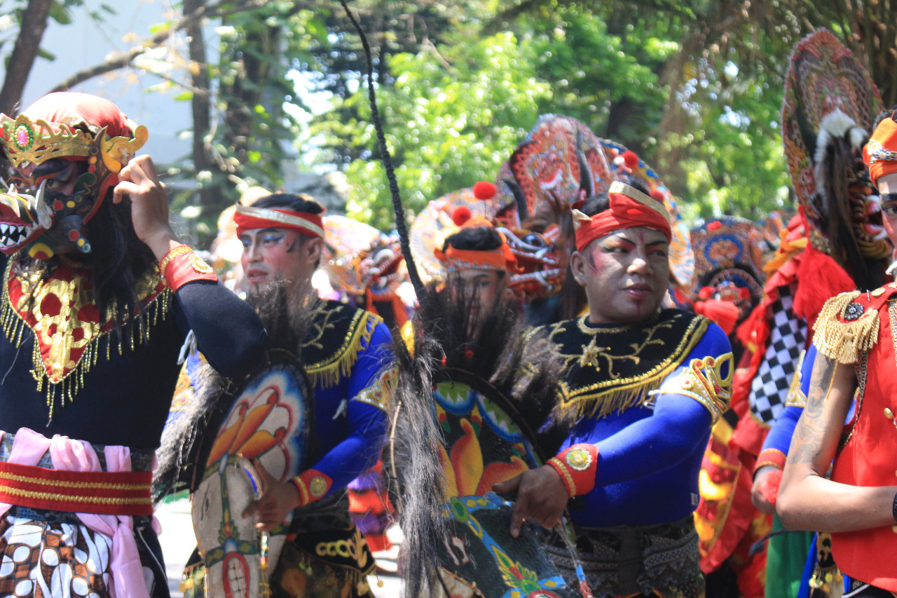 UB gelar Kirab Pataka Panji Budaya, Kamis 27 September 2018. (Foto: Humas UB)