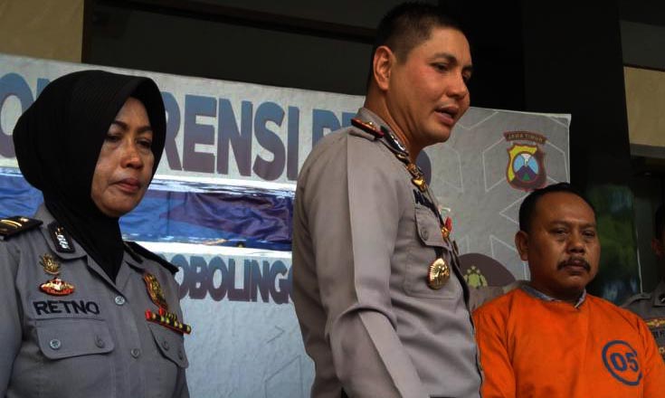 SUN (kiri) bersama Kapolresta Probolinggo, AKBP Alfian Nurrizal. (Foto: Ikhsan/ngopibareng.id)