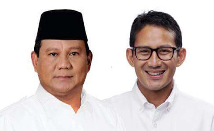 Prabowo Subianto-Sandiaga Uno. (Foto: Antara)