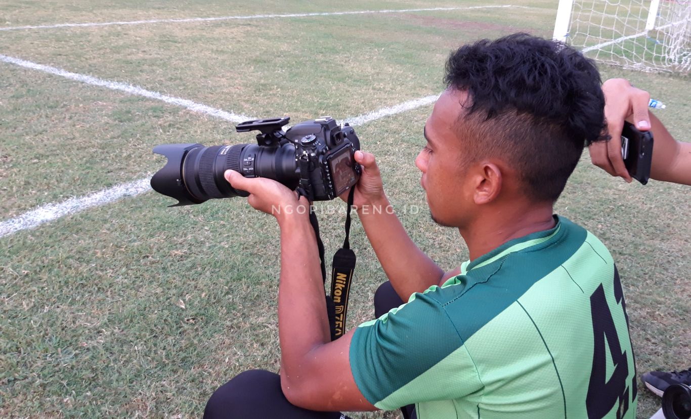 Winger Persebaya, Irfan Jaya. (Foto; Haris/ngopibareng.id)