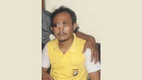MM, pelaku pencurian kotak amal yang kendarai mobil sport. Foto: Polresta Tangerang.