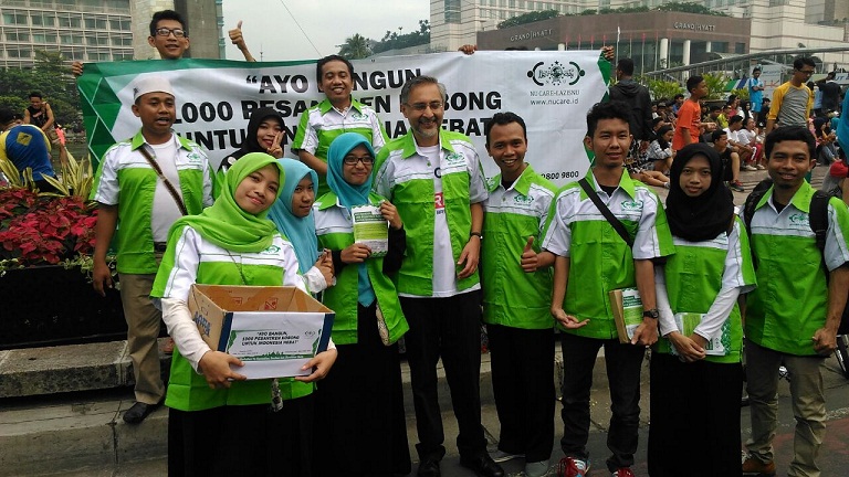 LAZISNU: Di antara penggalangan dana dilakukan NU. (foto: dok ngopibareng.id)