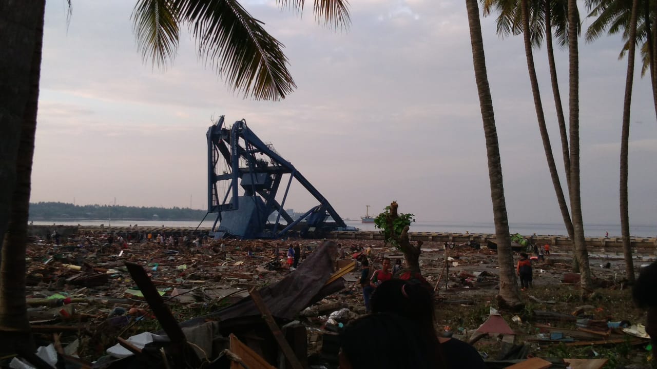 Dampak tsunami Palu. Foto: BNPB 