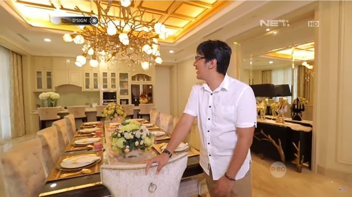 Ruang makan. Foto: Net TV D'sign.