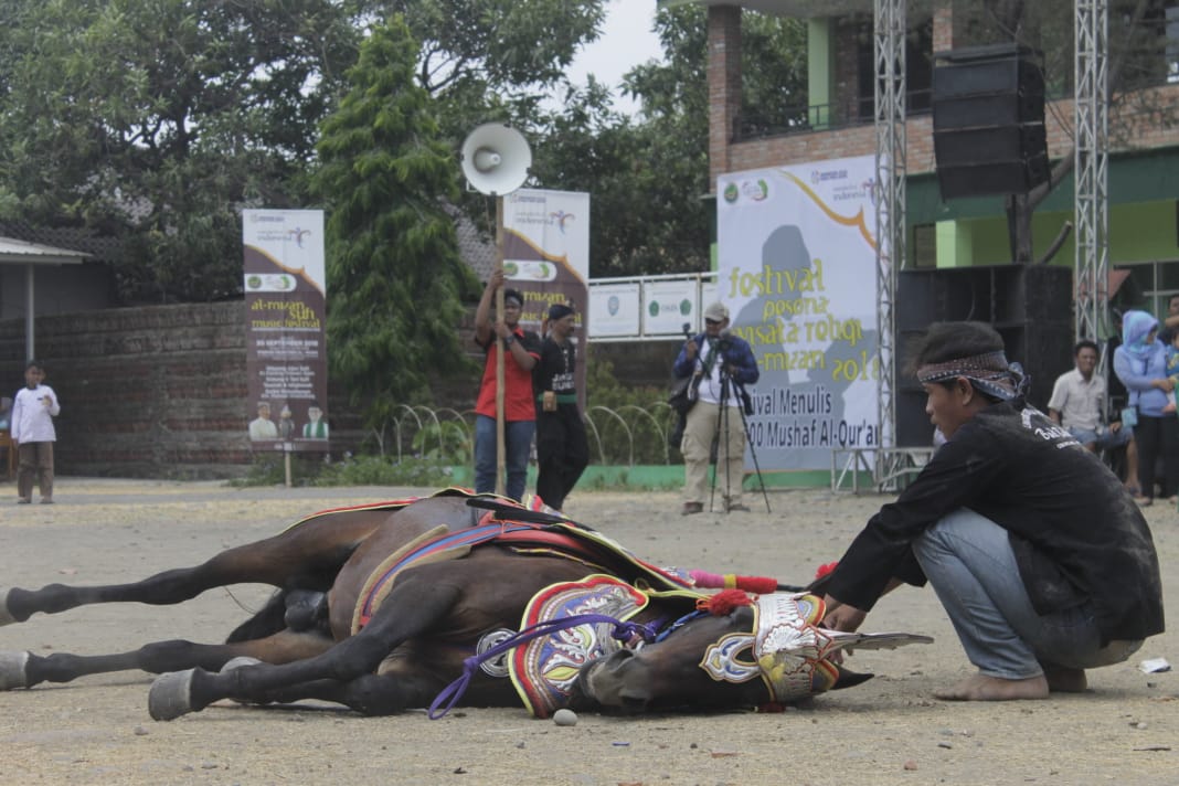 Kuda pun bisa akting. foto:kemenpar
