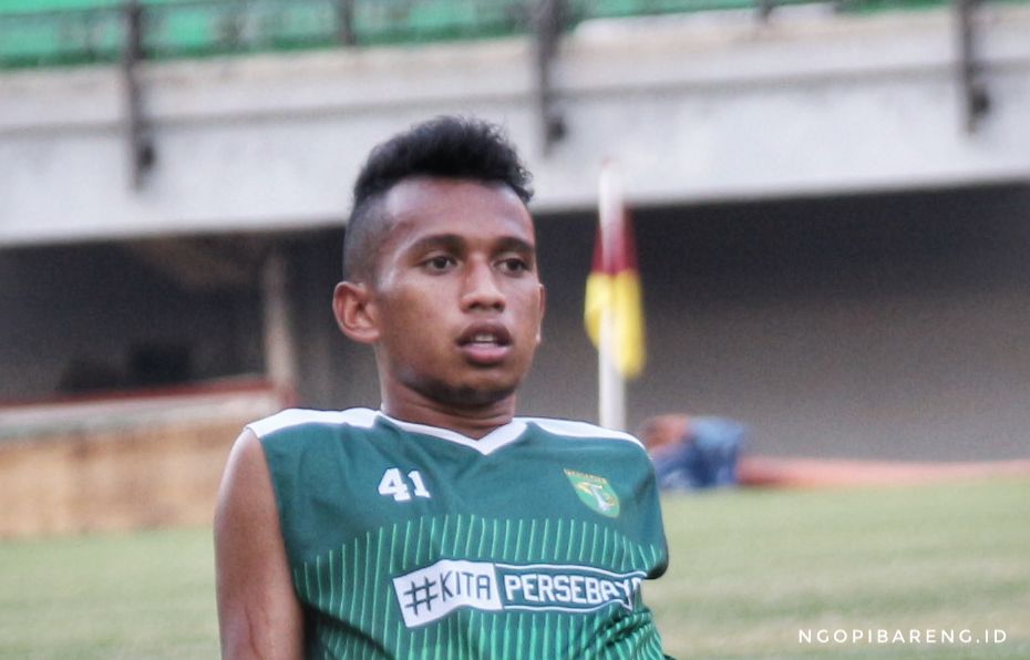 Winger Persebaya, Irfan Jaya. (foto: haris/ngopibareng)