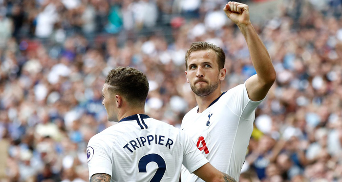 Harry Kane akan menjadi andalan lini depan Tottenham Hotspurs saat bentrok lawan Barcelona di matchday ke-2 Liga Champions, Kamis 4 September 2018. (twitter@SpursOfficial)