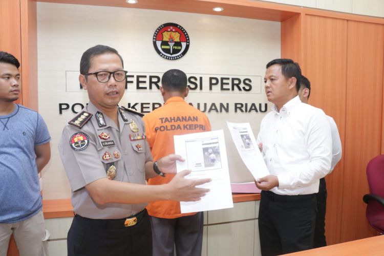 Joni Afriandi ditangkap Tim Cyber Crime Polda Kepulauan Riau (Kepri), Rabu 3 Oktober 2018.