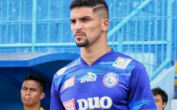 Arthur Cunha siap kembali bikin David da SIlva Tumpul saat Arema FC vs Persebaya, Sabtu 6 Oktober 2018 di Stadion Kanjuruhan, Malang. (ngopibareng)