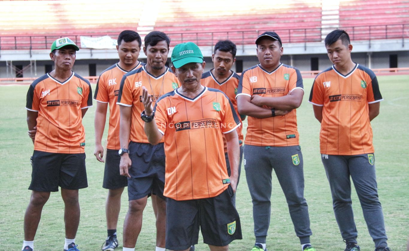 Pelatih Persebaya, Djajang Nurdjaman. (foto: Haris/ngopibareng.id)