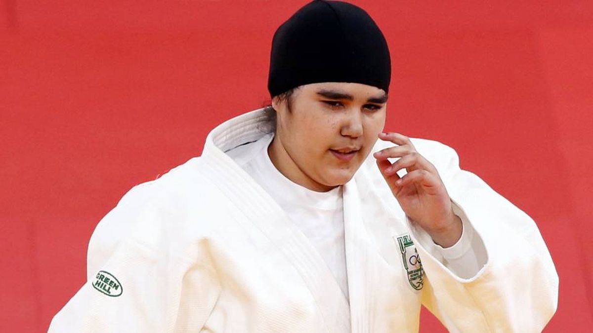 Atlet judo asal Arab Saudi, Wojdan Ali Seraj Abdulrahim Shaherkani.