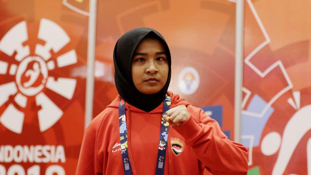 Atlet Judo Miftahul Jannah diskulifikasi dari Asian Para Games 2018. Foto: ANTARA/M. Iqbal Ichsan.