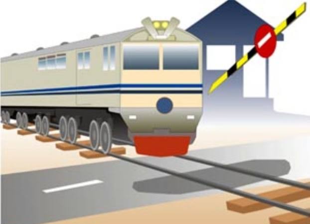 Ilustrasi perlintasan kereta api. foto: Istimewa