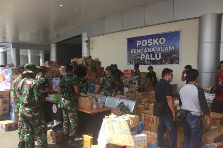 Posko bencana Kota Palu. Foto: antara