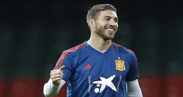 Sergio Ramos akan memimpin rekan setimnya menghadapi Wales. (twitter@SergioRamos) 