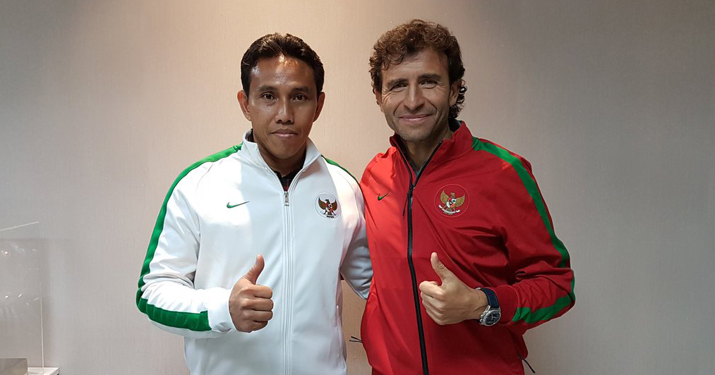 Bima Sakti kemungkinan akan mendapatkan promosi menjadi pelatih kepala Timnas gantikan Luis Milla. (twitter@bima11sakti) 