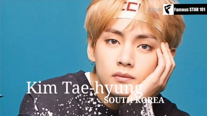 V BTS Cowok Paling Ganteng di Dunia 2018 versi Famous STAR 101. 