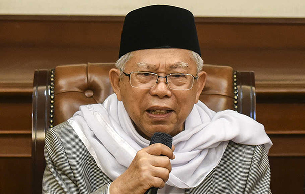 Cawapres Ma'ruf Amin. Foto: antara