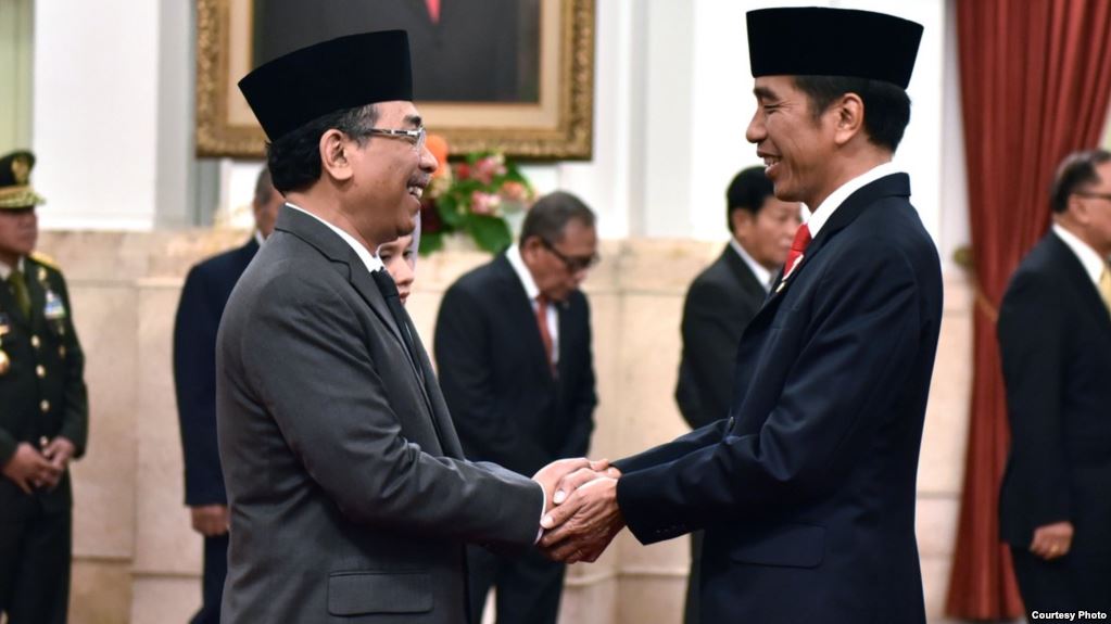 Gus Yahya dan Presiden Joko Widodo (foto: dok ngopibareng.id)