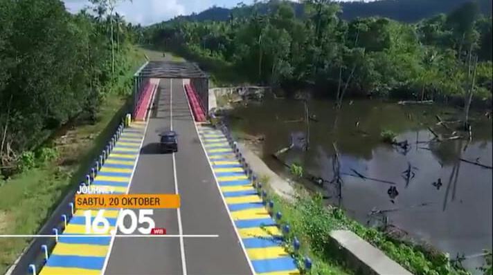 Kementerian Pekerjaan Umum dan Perumahan Rakyat (PUPR) memberikan dukungan dalam pembangunan infrastruktur KSPN Morotai. (Foto: Screenshooy) 