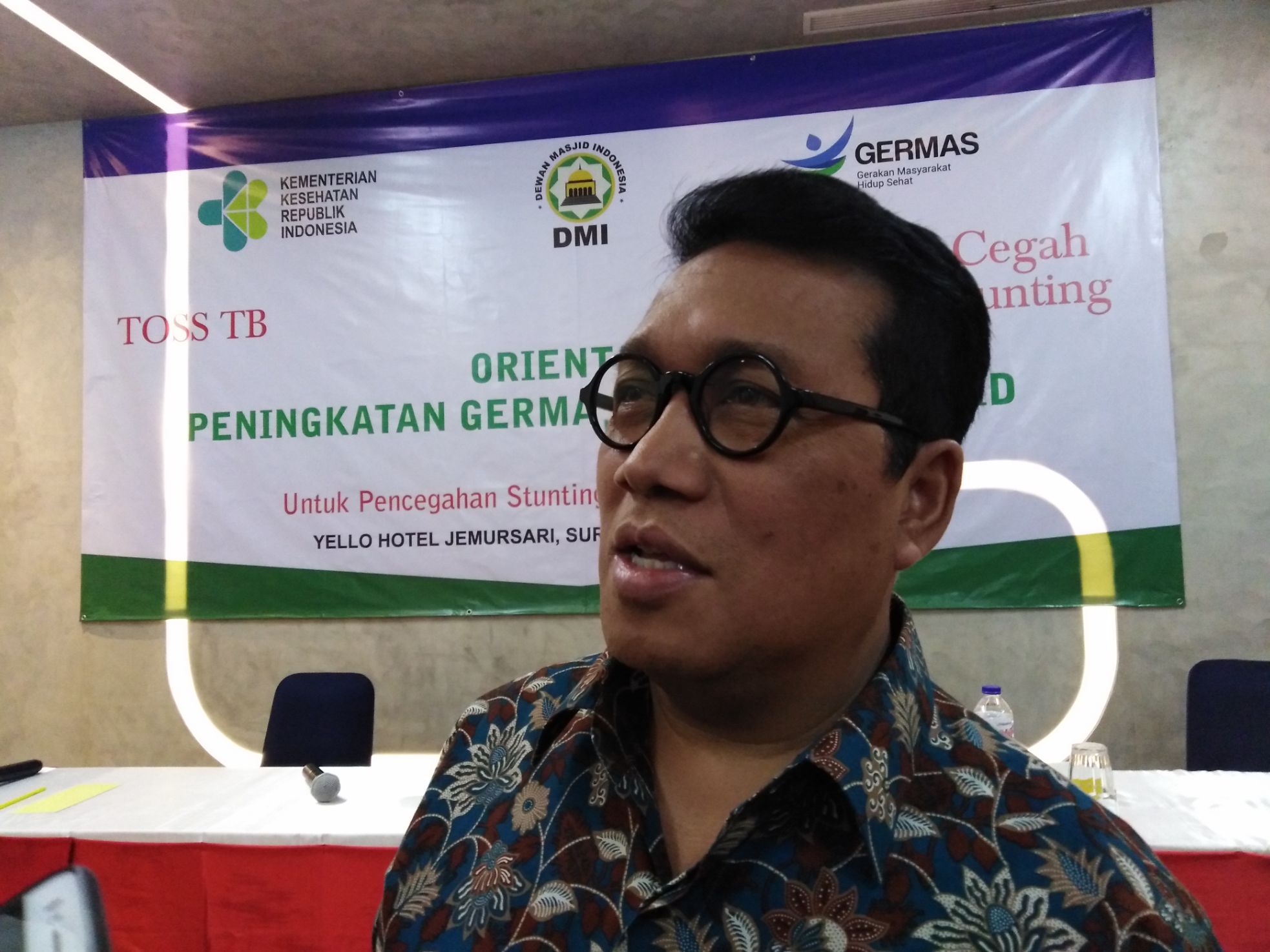 Sekretaris Jendral Pimpinan Pusat DMI Imam Addaruquthni. (foto: farid/ngopibareng.id) 