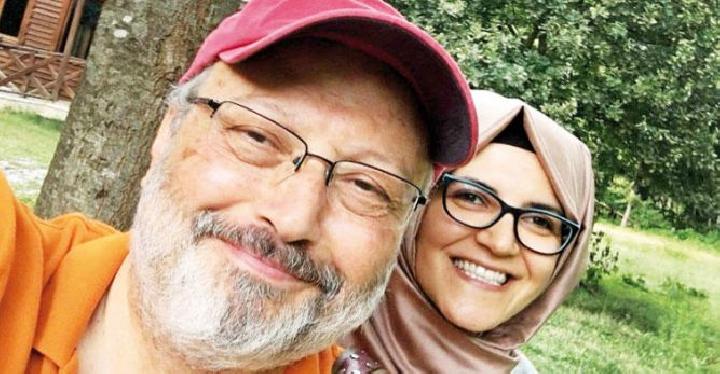  Jamal Khashoggi dan tunangannya itu. (foto: rep tempo)