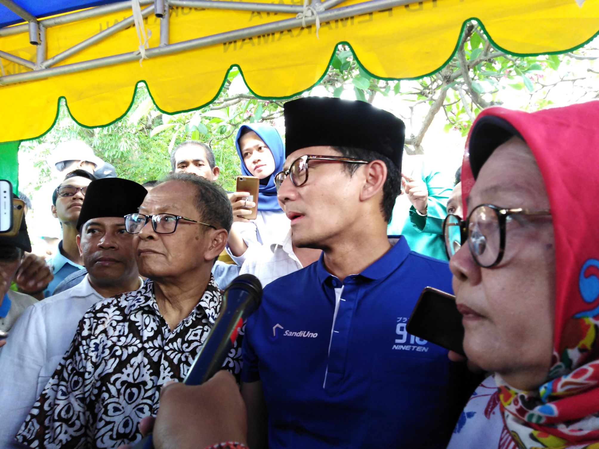 Sandiaga Uno. (foto: farid/ngopibareng.id) 