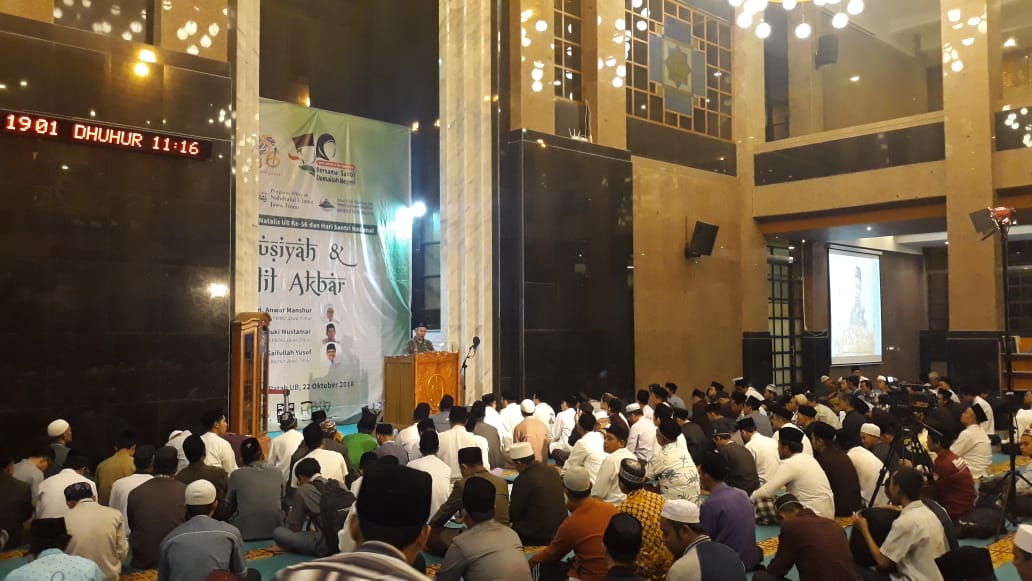 Kegiatan dakwah mengikuti pesan ulama. 