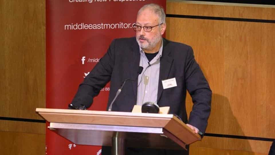 Jamal Khashoggi dalam forum diskusi. (foto; ist)