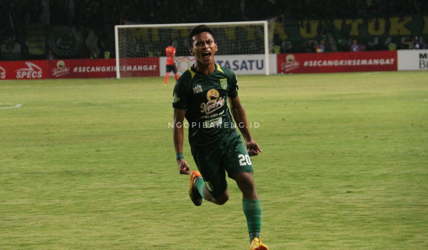 Pemain Persebaya, Osvaldo Haay merasa nyaman bermain di posisi barunya sebagai striket. (foto: Haris/ngopibareng)