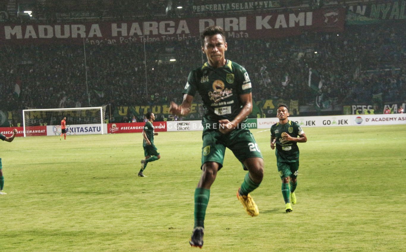 Pemain Persebaya Osvaldo Haay. (foto: Haris/ngopibareng.id)