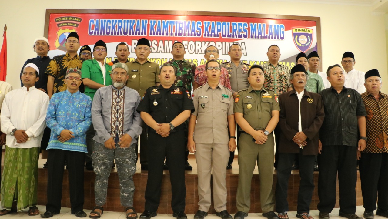 Cangkrukan Kamtibmas Polres Malang. (Foto: Istimewa)