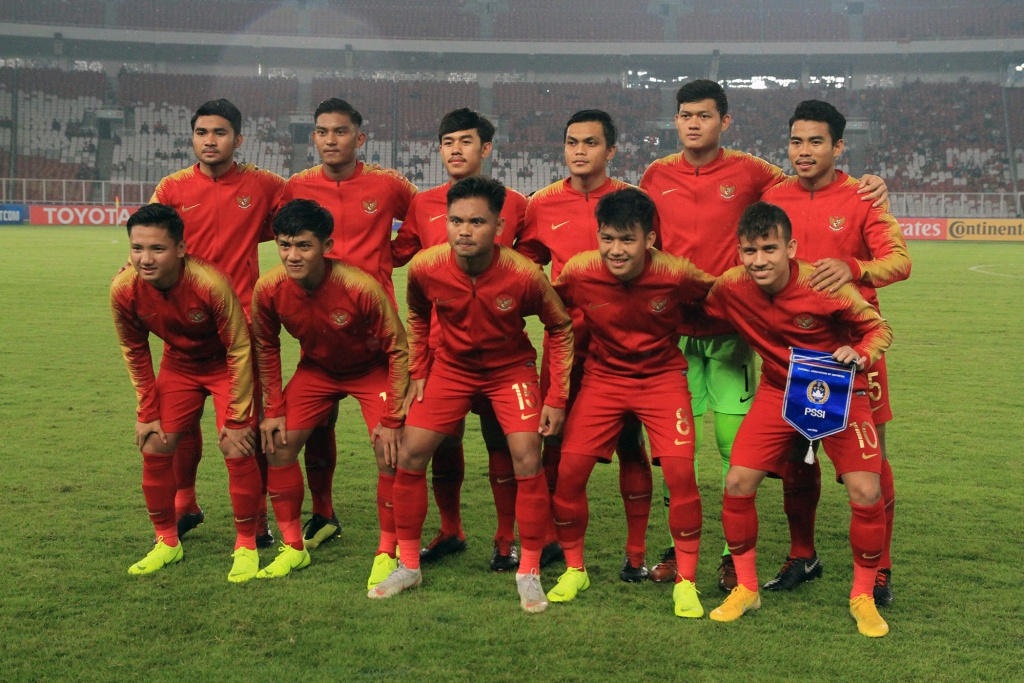 Timnas Indonesia harus mengubur mimpinya lolos ke Piala Dunia U-19 setelah dikalahkan Jepang U-19 di babak perempat final Piala AFC U-19. Minggu 28 Oktober 2018 di Stadion Utama Gelora Bung Karno, Jakarta. (pssi.org)