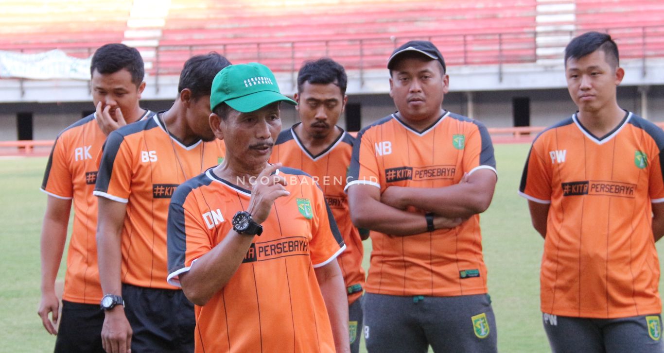 Pelatih Persebaya, Djajang Nurdjaman. (Foto: Haris/ngopibareng.id)