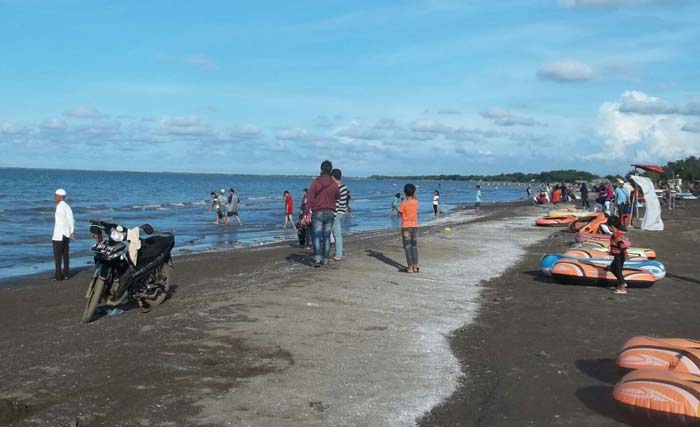 Pantai Tanjung Pakis, Desa Tanjungpakis, Karawang, Jawa Barat. (Inilah lokasi terdekat jatuhnya pesawat Lion JT 610 hari ini Senin 29 Oktober 2018. (Foto: Dok. Karawang)