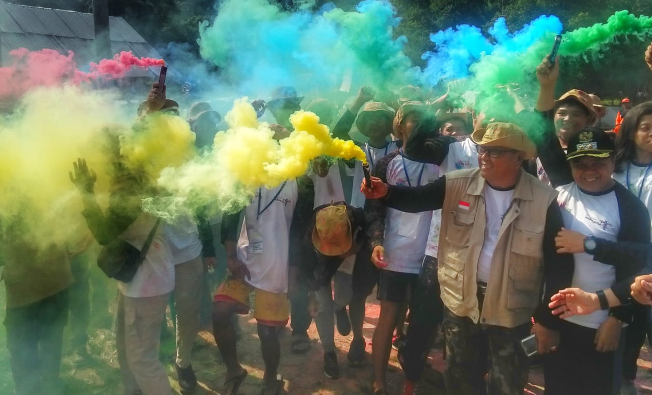 Aksi yang meriah pol. foto:kemenpar