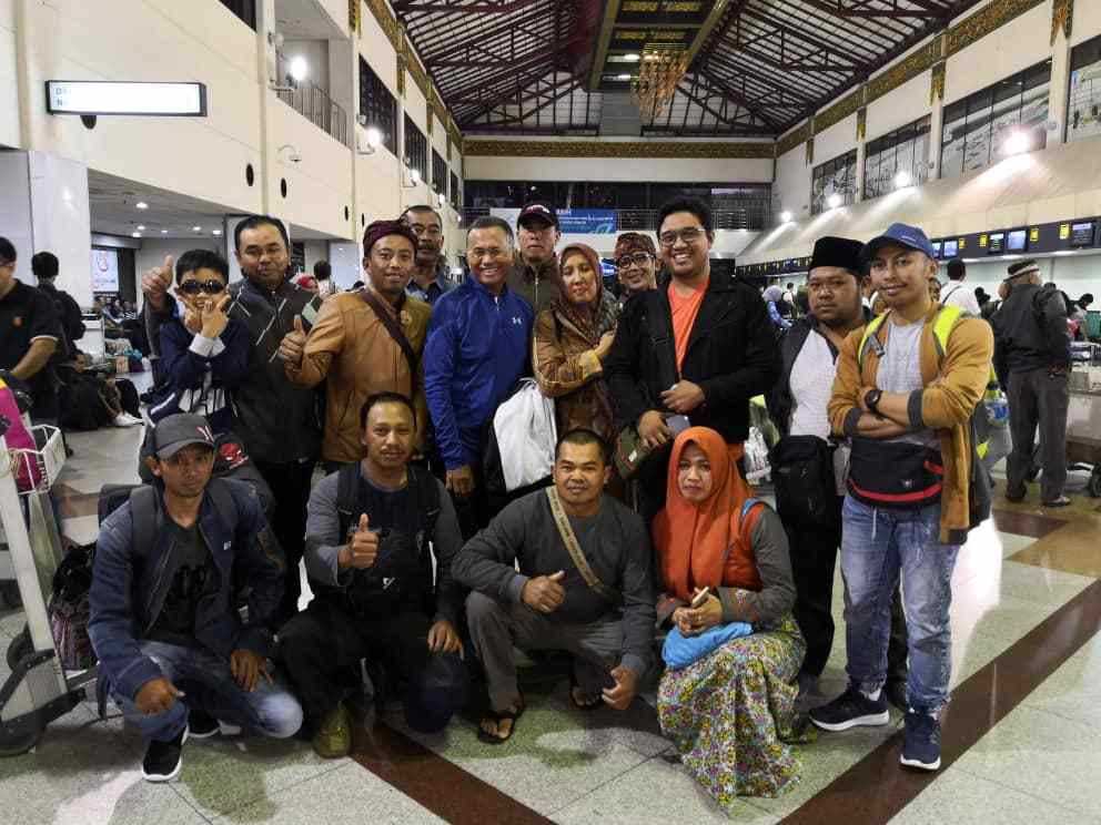 Rombongan petani dari Batu. (Dot Dahlan Iskan)