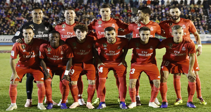 Skuat muda Real Madrid Akhiri paceklik kemenangan di berbagai ajang setelah tumbangkan UD Melilla 4-0 di babak 16 besar Copa del Rey di Stadion Alvarez Claro, Melilla, Rabu 31 Oktober 2018. (Foto: Twitter/@realmadrid)