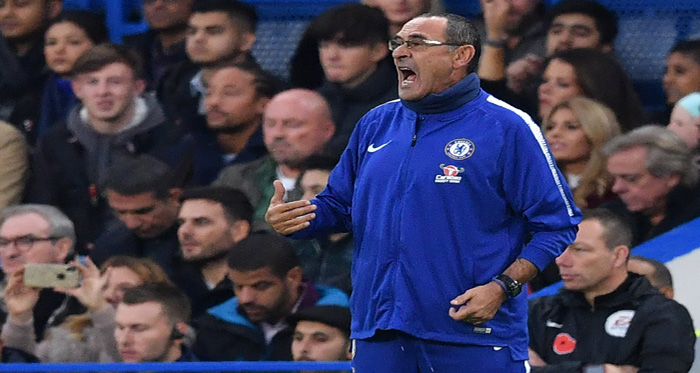 Maurizio Sarri. (Foto: Twitter/@ChelseaFC)