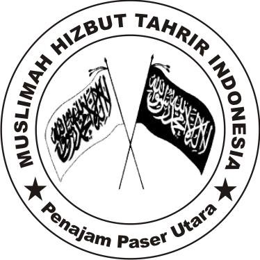 JUBAH ORMAS: Lambang Muslimah Hizbut Tahrir Kabupaten Penajam Paser Utara, Provinsi Kalimantan Timur. Muslimah Hizbut Tahriri merupakan organisasi wanita onderbouw Hizbut Tahrir. (Foto: Jarot Doso)