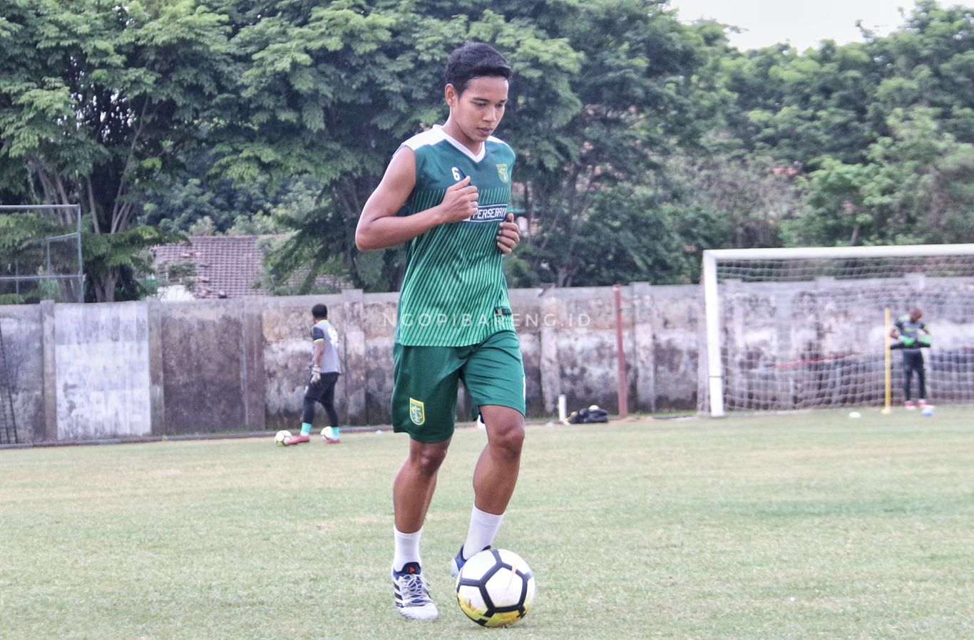 Gelandang Persebaya, Misbakus Solikin. (foto: Haris/ngopibareng)